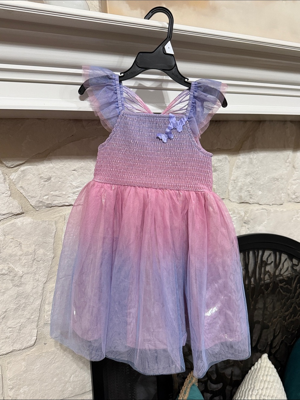 Zunie Pink and Lavender Ombre Tulle Dress